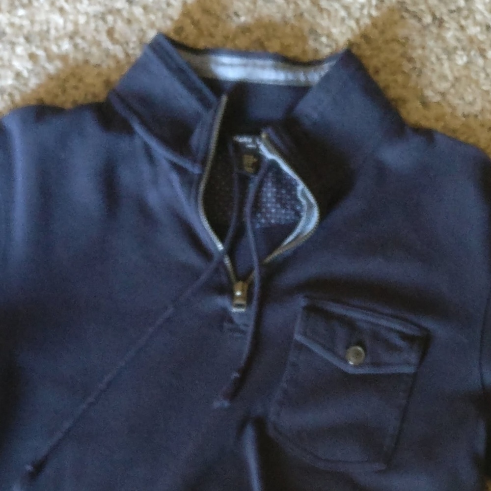 Mark Law Medium Navy Pullover Sweater